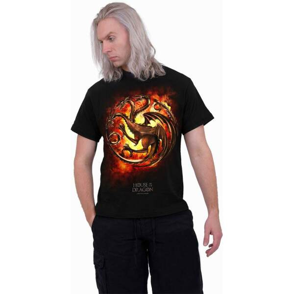 Camiseta Dragon Flames House of the Dragon talla XL - Collector4u.com