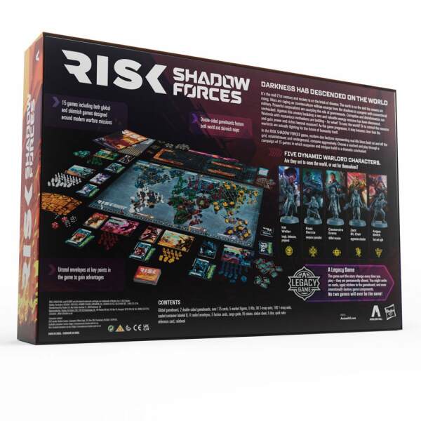 Juego de Mesa Shadow Forces Risk *Edición Inglés* - Collector4u.com