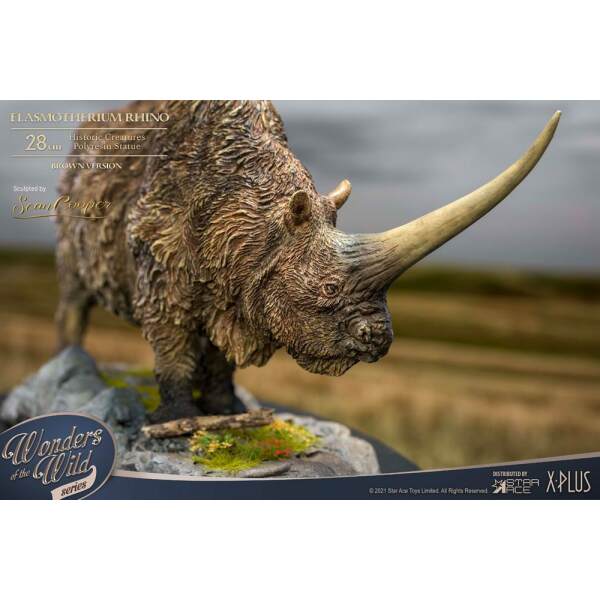 Estatua Rhino Elasmotherium (Brown) 28 cm - Collector4u.com
