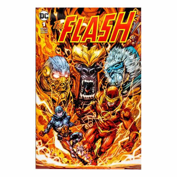 Figura Comic Heatwave Dc Direct Page Punchers The Flash Comic 18 Cm 6