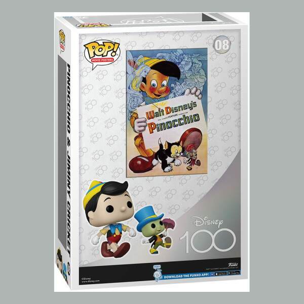 Funko Poster y Figura Pinocchio Disney POP! Movie 9 cm - Collector4u.com