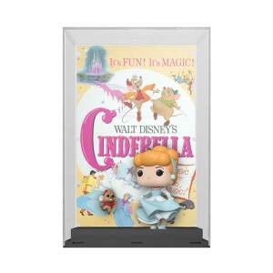 Disney's 100th Anniversary POP! Movie Poster & Figura Cinderella 9 cm