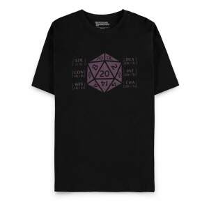 Dungeons & Dragons Camiseta Logo dado negro talla S