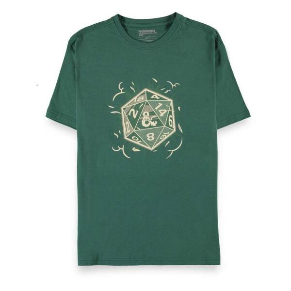 Dungeons & Dragons Camiseta Logo dado verde talla XL