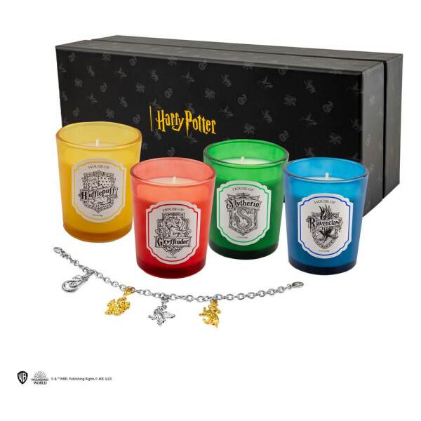 Harry Potter Set de 4 velas con pulsera