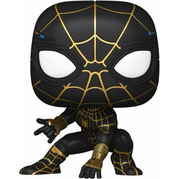 Spider-Man: No Way Home Figura Super Sized Jumbo POP! Vinyl Spider-Man (Black & Gold Suit) 25 cm