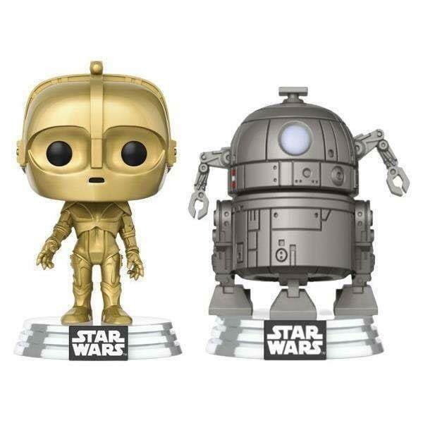 Star Wars Pack de 2 POP! Vinyl Figuras Concept Series: R2-D2 & C-3PO 9 cm