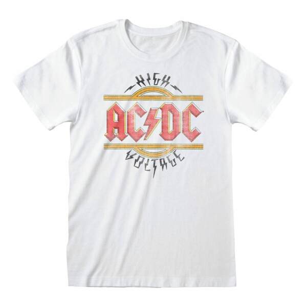 AC/DC Camiseta Vintage High Voltage talla L - Collector4U.com