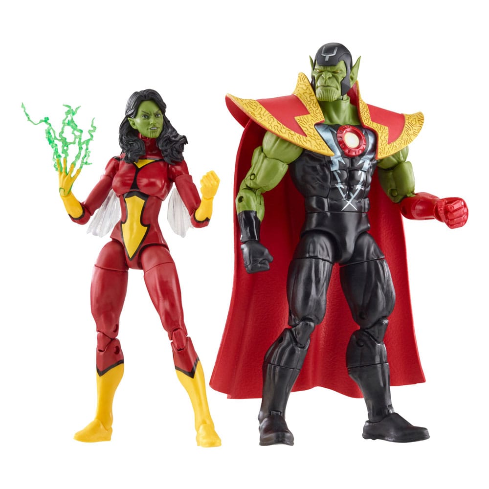 Avengers Marvel Legends Figuras Skrull Queen & Super-Skrull 15 cm