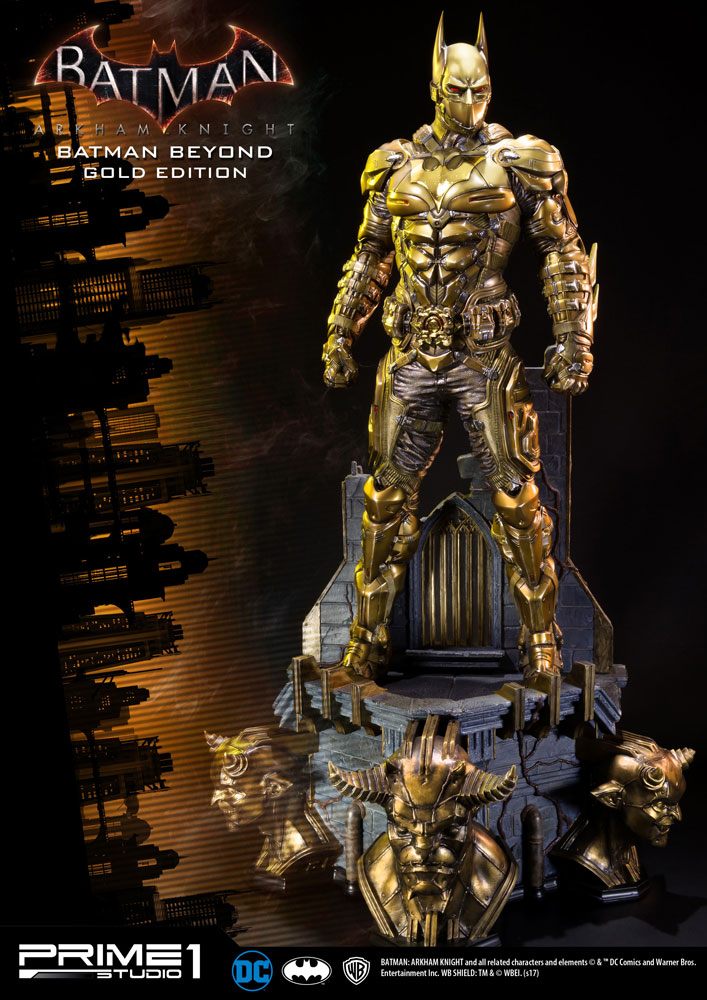 Batman Arkham Knight Estatua 1/3 Batman Beyond Gold Edition 84 cm
