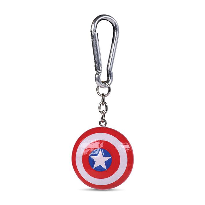 Capitán América Llaveros 3D Shield 4 cm Caja (10)