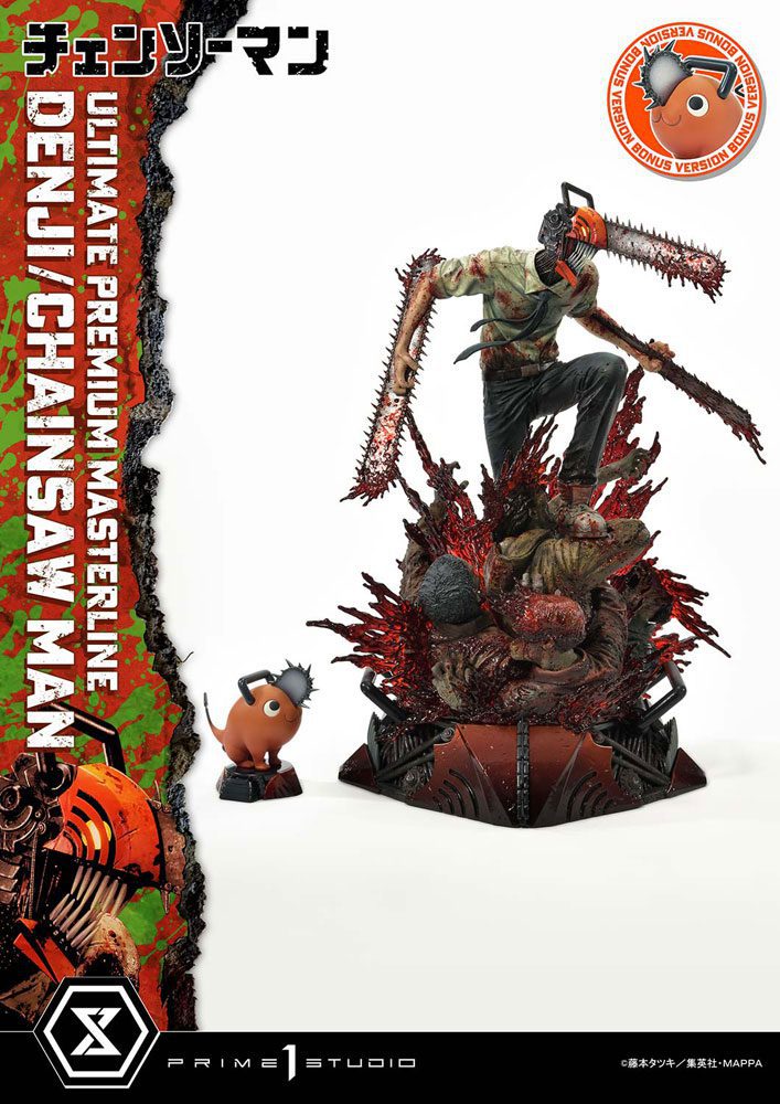 Chainsaw Man Estatua PVC 1/4 Denji Deluxe Bonus Version 57 cm - Collector4U