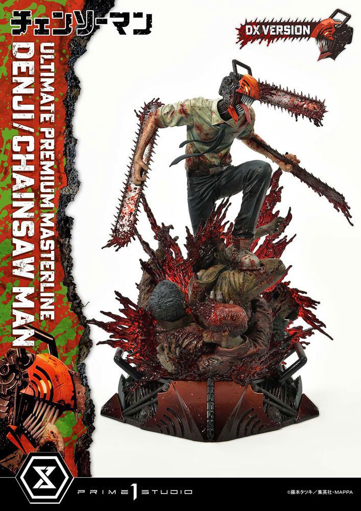 Chainsaw Man Estatua PVC 1/4 Denji Deluxe Version 57 cm
