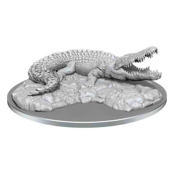 WizKids Deep Cuts Miniaturas sin pintar Giant Crocodile Caja (2) - Collector4U