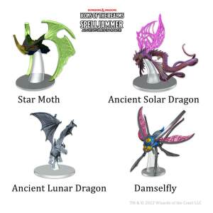 D&D Icons of the Realms Spelljammer Adventures in Space Miniaturas prepintadas Ship Scale - Astral Elf Patrol - Collector4U.com