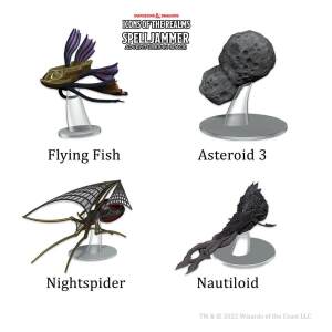 D&D Icons of the Realms Spelljammer Adventures in Space Miniaturas prepintadas Ship Scale - Wildspace Ambush - Collector4U.com