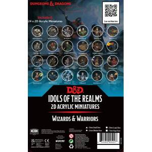 D&D Idols of the Realms Miniaturas 2D: Wizards & Warriors - 2D Set - Collector4U.com