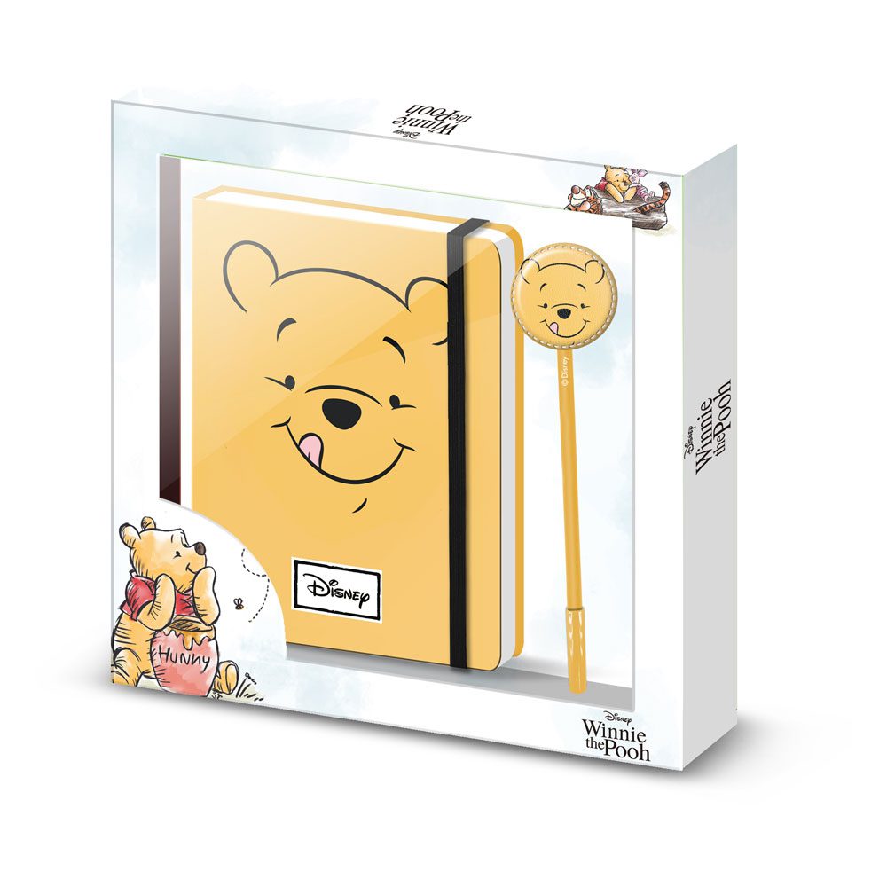 Disney Libreta con bolígrafo Set de regalo Winnie Pooh Face