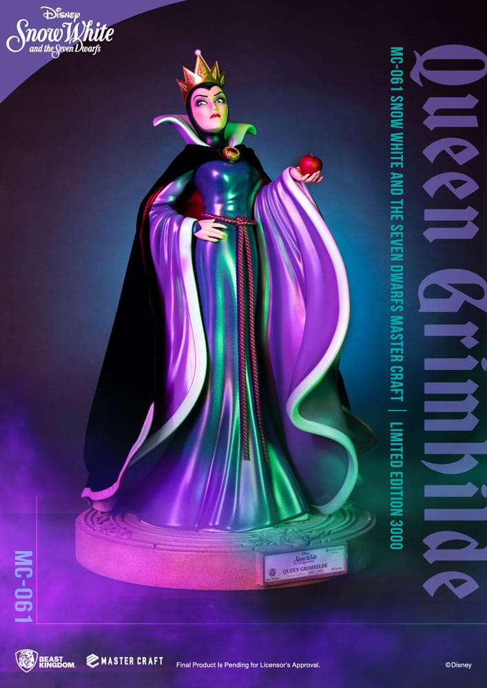 Disney Snow White and the Seven Dwarfs Estatua Master Craft Queen Grimhilde 41 cm