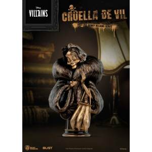 Disney Villains Series Busto PVC Cruella De Vil 16 cm - Collector4U