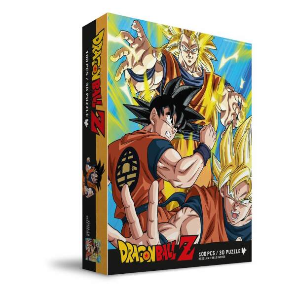 Dragon Ball Z Puzzle Efecto 3D Goku Saiyan (100 piezas) - Collector4U
