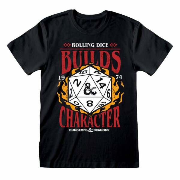 Dungeons & Dragons Camiseta Builds Character talla XL