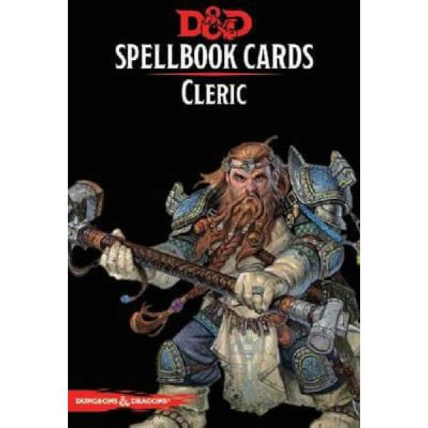 Dungeons & Dragons Spellbook Cards: Cleric inglés - Collector4U
