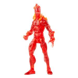 Fantastic Four Marvel Legends Retro Figura Human Torch 15 cm