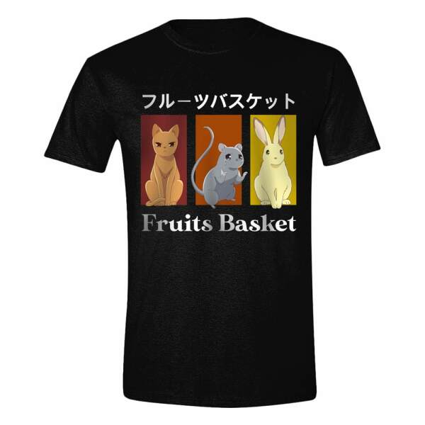 Fruits Baksket Camiseta Cat Rabbit Cat talla XL