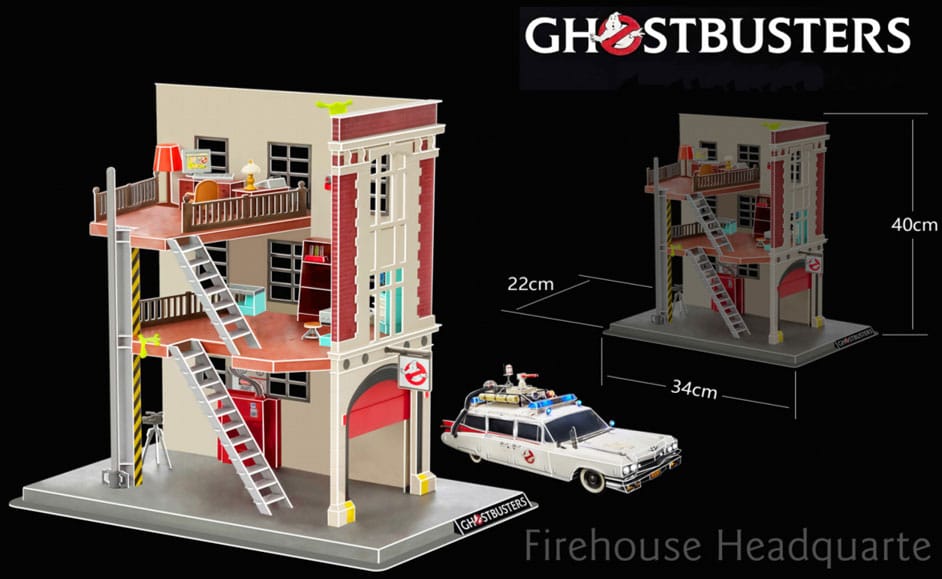 Ghostbusters Puzzle 3D Firestation - Collector4U