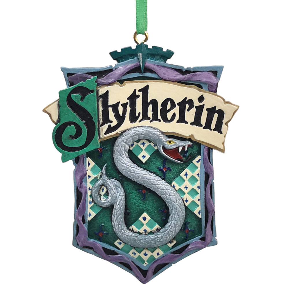 Harry Potter Decoracións Árbol de Navidad Slytherin Caja (6)