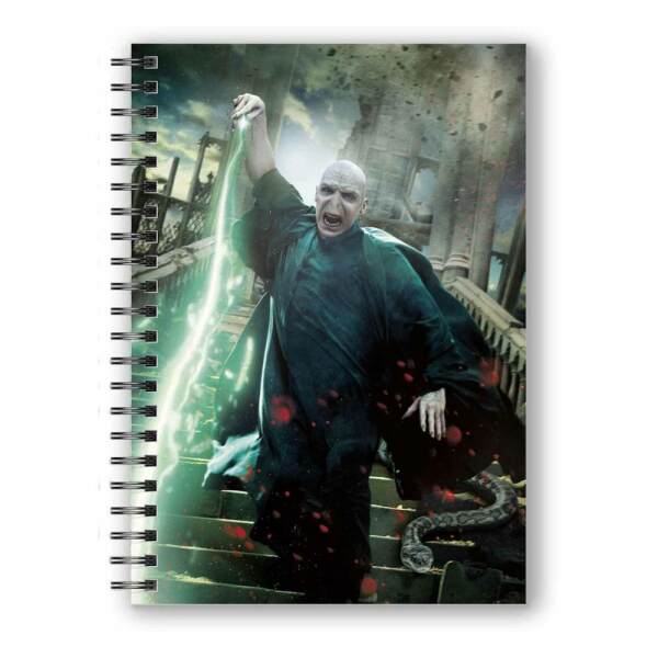 Harry Potter Libreta Efecto 3D Voldemort Poster - Collector4U