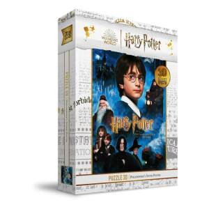 Harry Potter Puzzle Efecto 3D Philosopher's Stone Poster (100 piezas) - Collector4U