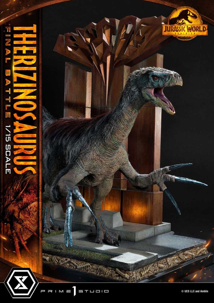 Jurassic World: Dominion Estatua Legacy Museum Collection 1/15 Therizinosaurus Final Battle Regular Version 55 cm