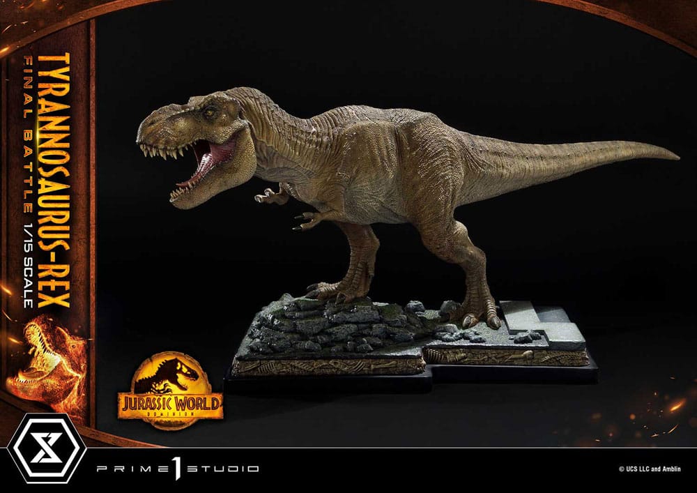 Jurassic World: Dominion Estatua Legacy Museum Collection 1/15 Tyrannosaurus-Rex Final Battle Regular Version 38 cm - Collector4U