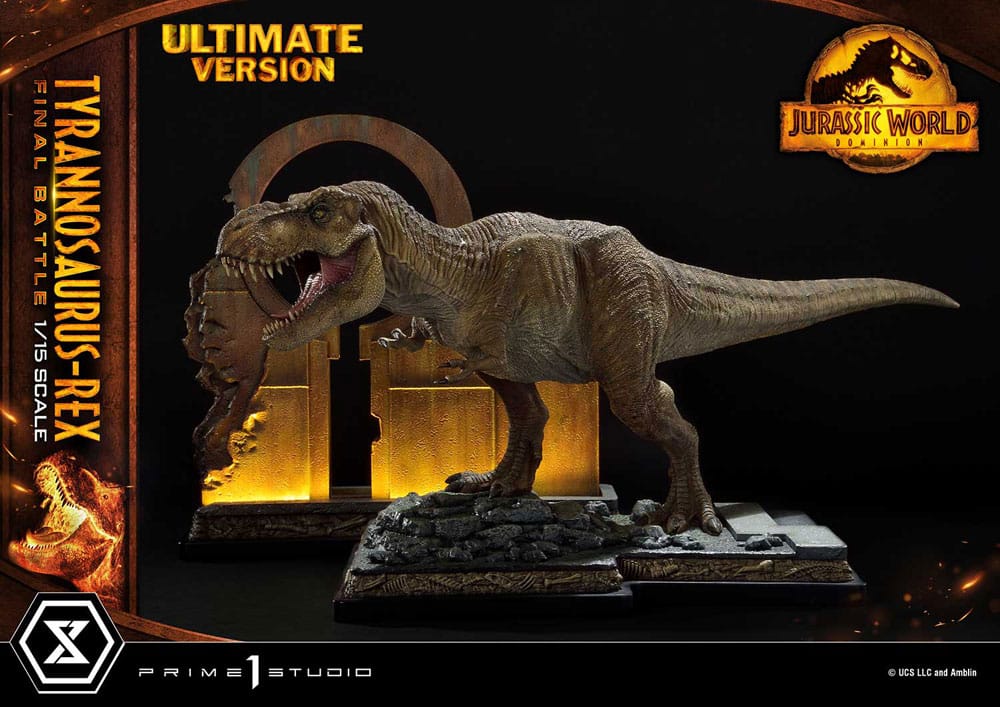 Jurassic World: Dominion Estatua Legacy Museum Collection 1/15 Tyrannosaurus-Rex Final Battle Ultimate Version 38 cm - Collector4U