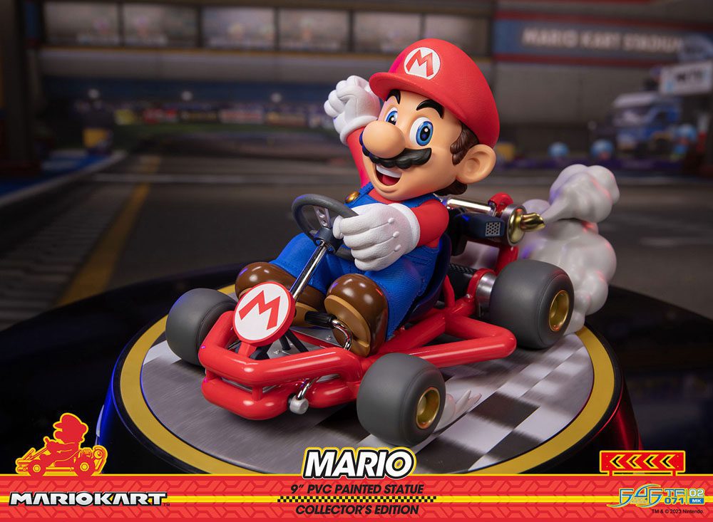Mario Kart Estatua PVC Mario Collector’s Edition 22 cm