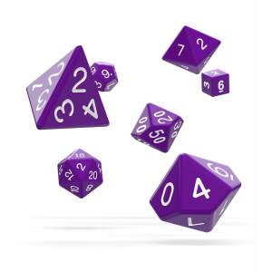 Oakie Doakie Dice Dados RPG-Set Solid - Púrpura (7) - Collector4U