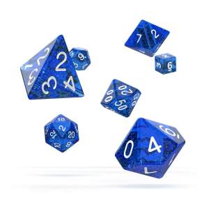 Oakie Doakie Dice Dados RPG-Set Speckled - Azul (7) - Collector4U