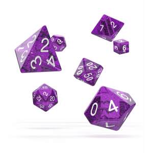 Oakie Doakie Dice Dados RPG-Set Speckled - Púrpura (7) - Collector4U