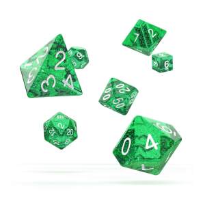 Oakie Doakie Dice Dados RPG-Set Speckled - Verde (7) - Collector4U