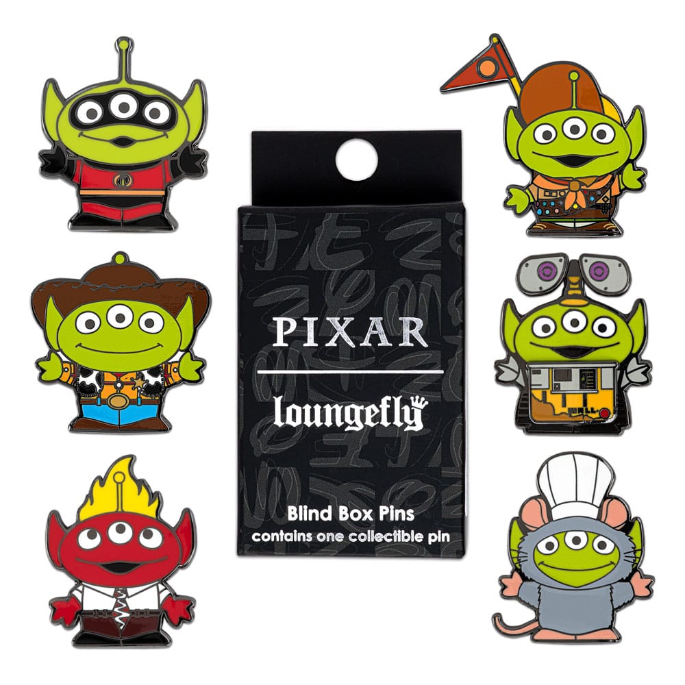Pixar Loungefly POP! Pin Chapas esmaltadas Aliens 3 cm Surtido (12)