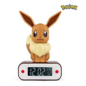 Pokémon despertador con luz Evoli 18 cm - Collector4u.com