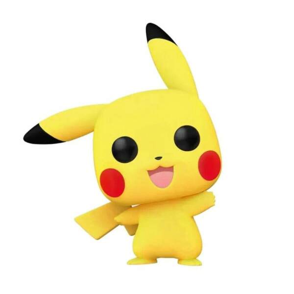 Pokémon POP! Games Vinyl Figura Pikachu Waving (Flocked) 9 cm - Collector4U.com