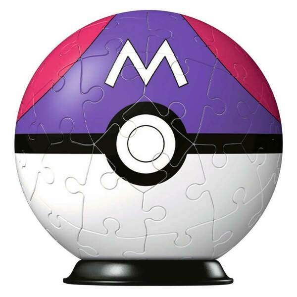 Pokémon Puzzle 3D Pokéballs: Master Ball (54 piezas) - Collector4U
