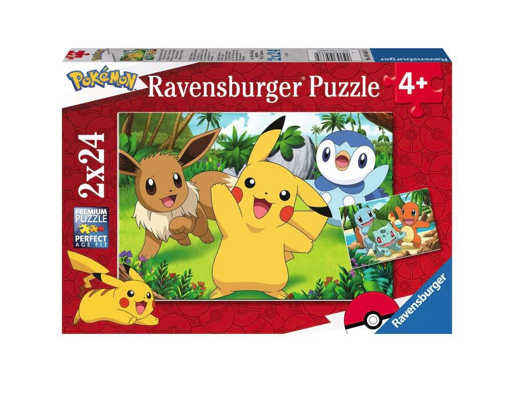 Pokémon Puzzle para niños XXL Pikachu & Friends (2 x 24 piezas) - Collector4U