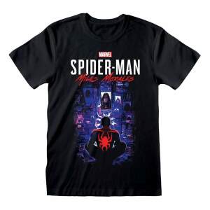 Spider-Man Miles Morales Video Game Camiseta City Overwatch talla L - Collector4U.com