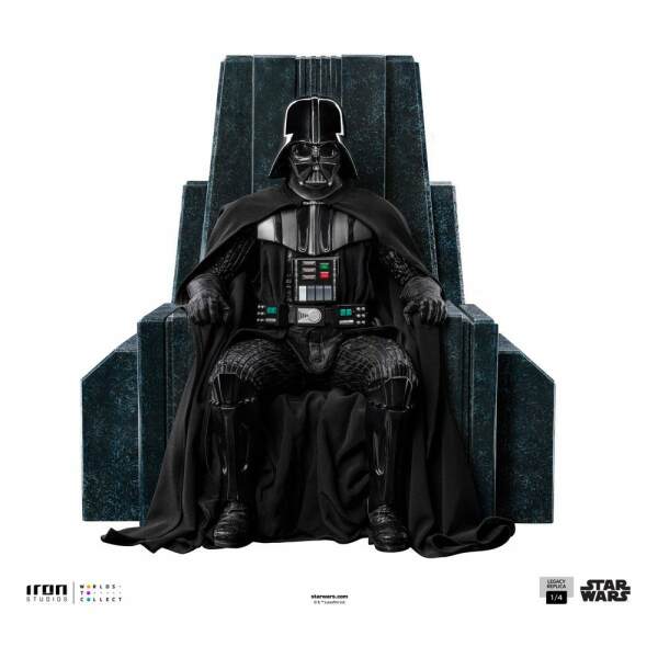 Star Wars Estatua Legacy Replica 1/4 Darth Vader on Throne 81 cm - Collector4U.com