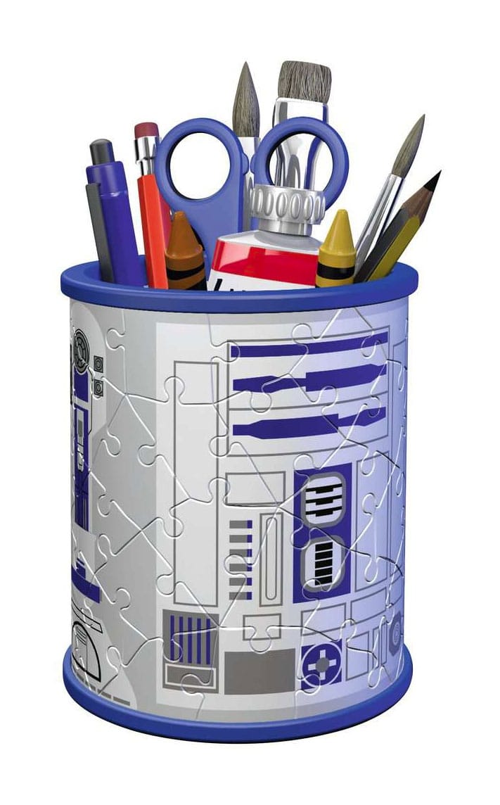 Star Wars Puzzle 3D Portalápices R2-D2 (57 piezas) - Collector4U