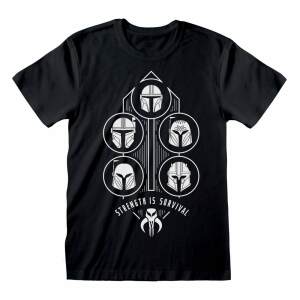 Star Wars: The Mandalorian Camiseta Strength is Survival talla L - Collector4U.com